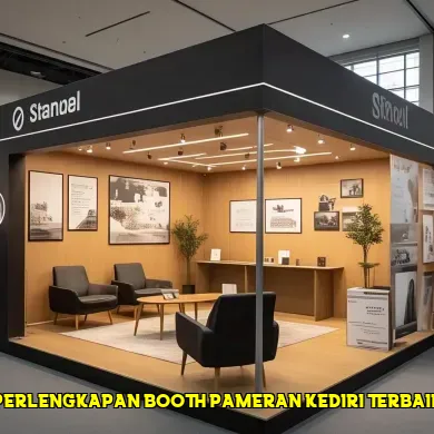 perlengkapan booth pameran kediri terbaik